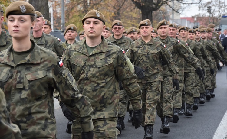 Przysięga wojskowa w Sandomierzu