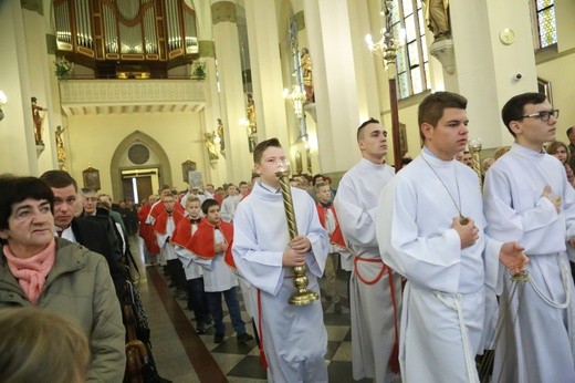 Relikwie bł. ks. Popiełuszki w  Grybowie