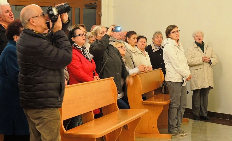 Św. Jan Paweł II w Kaplicy Bożego Miłosierdzia w Aleksandrowicach