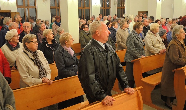 Św. Jan Paweł II w Kaplicy Bożego Miłosierdzia w Aleksandrowicach