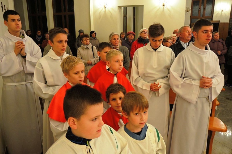 Św. Jan Paweł II w Kaplicy Bożego Miłosierdzia w Aleksandrowicach