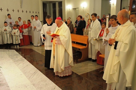 Św. Jan Paweł II w Kaplicy Bożego Miłosierdzia w Aleksandrowicach