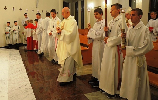 Św. Jan Paweł II w Kaplicy Bożego Miłosierdzia w Aleksandrowicach