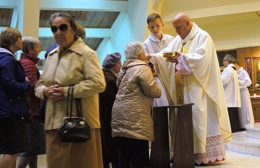 Św. Jan Paweł II w Kaplicy Bożego Miłosierdzia w Aleksandrowicach