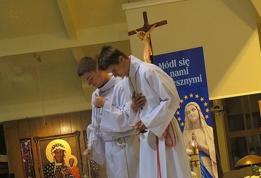 Św. Jan Paweł II w Kaplicy Bożego Miłosierdzia w Aleksandrowicach