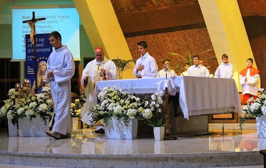 Św. Jan Paweł II w Kaplicy Bożego Miłosierdzia w Aleksandrowicach