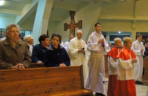 Św. Jan Paweł II w Kaplicy Bożego Miłosierdzia w Aleksandrowicach