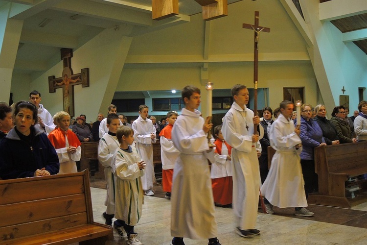 Św. Jan Paweł II w Kaplicy Bożego Miłosierdzia w Aleksandrowicach