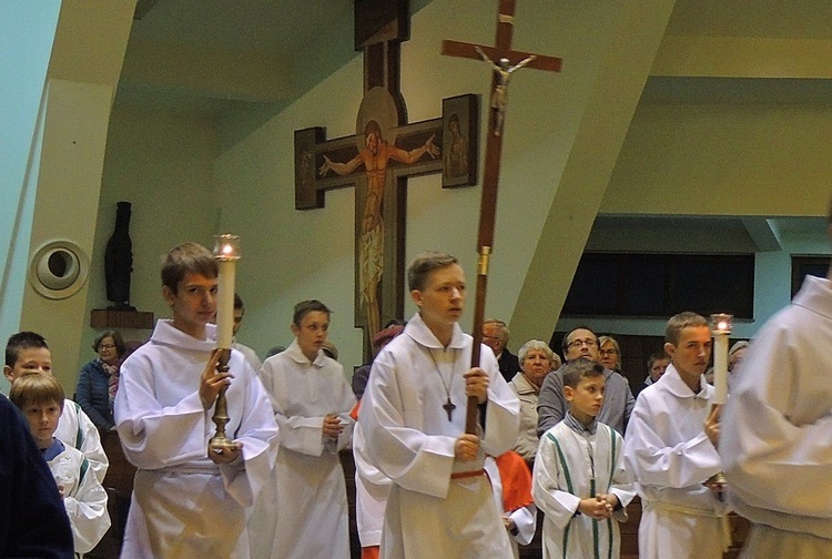 Św. Jan Paweł II w Kaplicy Bożego Miłosierdzia w Aleksandrowicach