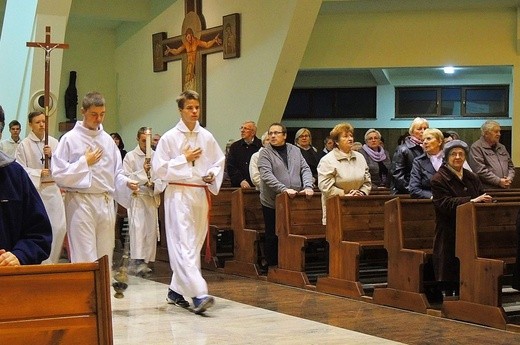 Św. Jan Paweł II w Kaplicy Bożego Miłosierdzia w Aleksandrowicach