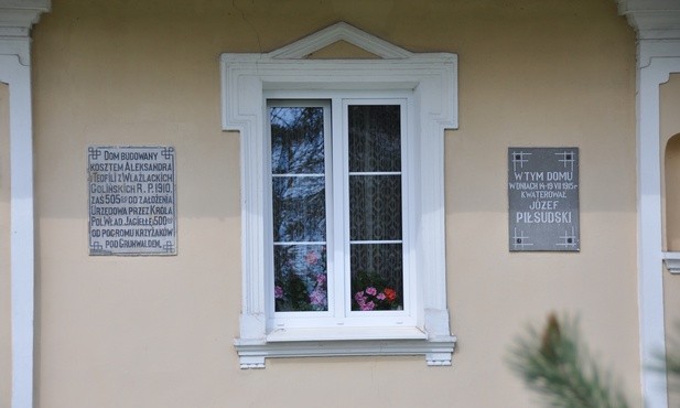 Dom, w którym w 1915 roku zatrzymał się Józef Piłsudski
