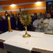 Nabożeństwo eucharystyczne poprowadził ks. Arkadiusz Bernat, nowy duszpasterz akademicki w Radomiu