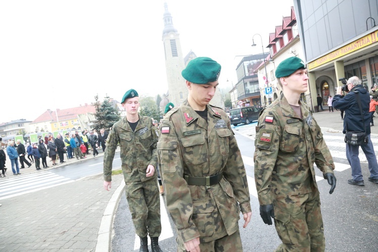 Pomnik Piłsudskiego w Limanowej