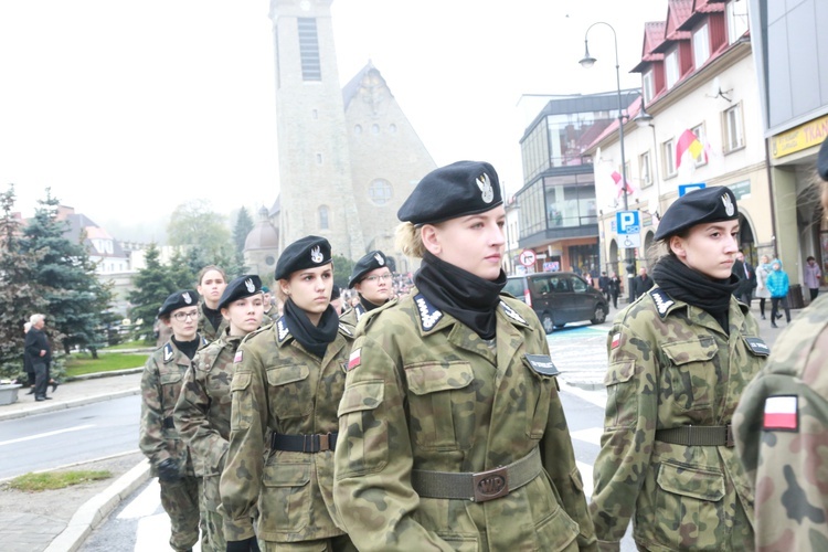 Pomnik Piłsudskiego w Limanowej