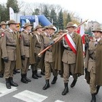 Odsłonięcie pomnika J. Piłsudskiego w Nowym Sączu