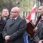 Odsłonięcie pomnika J. Piłsudskiego w Nowym Sączu