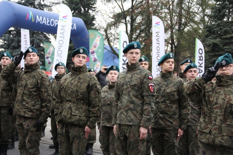 Odsłonięcie pomnika J. Piłsudskiego w Nowym Sączu