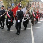 Odsłonięcie pomnika J. Piłsudskiego w Nowym Sączu