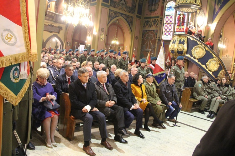 Odsłonięcie pomnika J. Piłsudskiego w Nowym Sączu