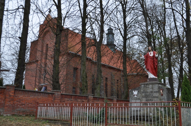 Poświęcenie polichromii w Mokowie