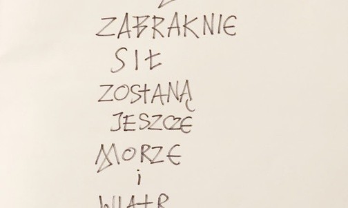 "Apel Cieni" za drutami