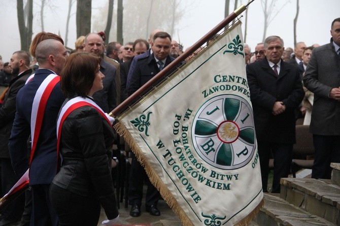 Prezydent na cmentarzu legionistów w Łowczówku