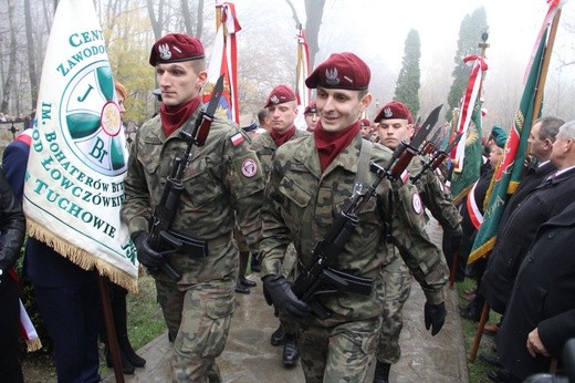 Prezydent na cmentarzu legionistów w Łowczówku