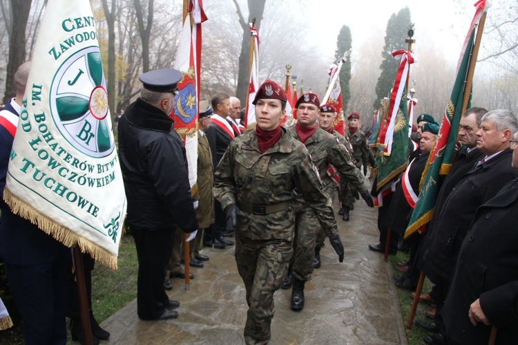 Prezydent na cmentarzu legionistów w Łowczówku