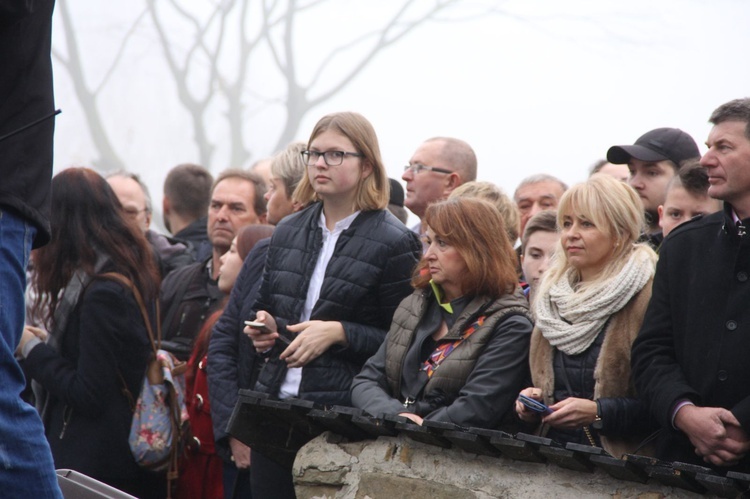 Prezydent na cmentarzu legionistów w Łowczówku