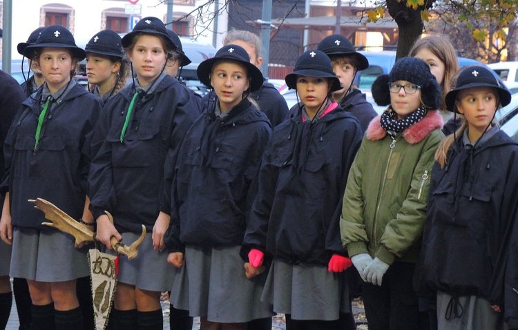 Świętowanie harcerzy ZHR z Niepodległą