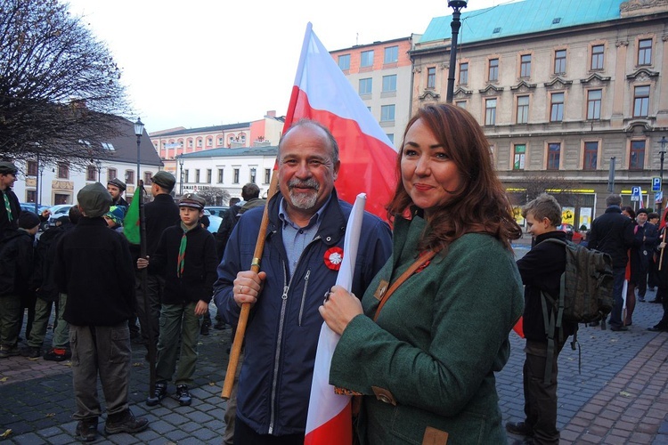 Świętowanie harcerzy ZHR z Niepodległą