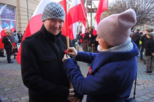 Świętowanie harcerzy ZHR z Niepodległą