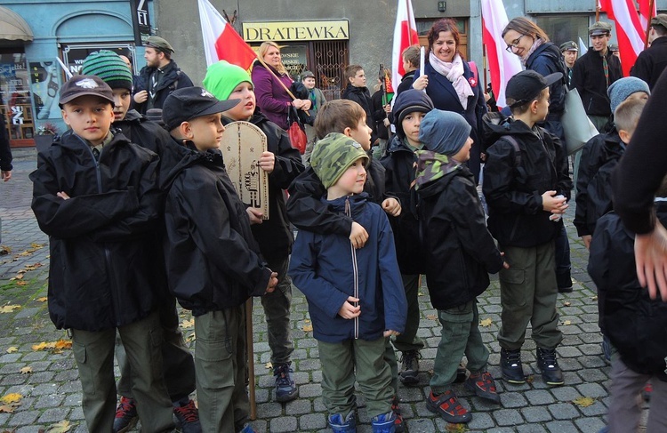 Świętowanie harcerzy ZHR z Niepodległą