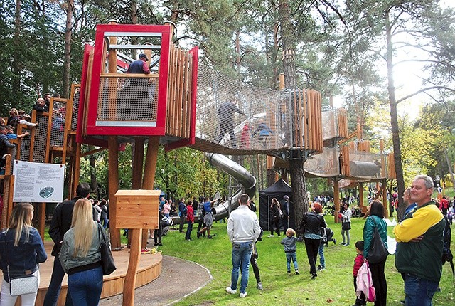 Monitorowany jest już między innymi park linowy.