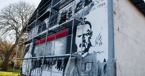 Mural w Tychówku