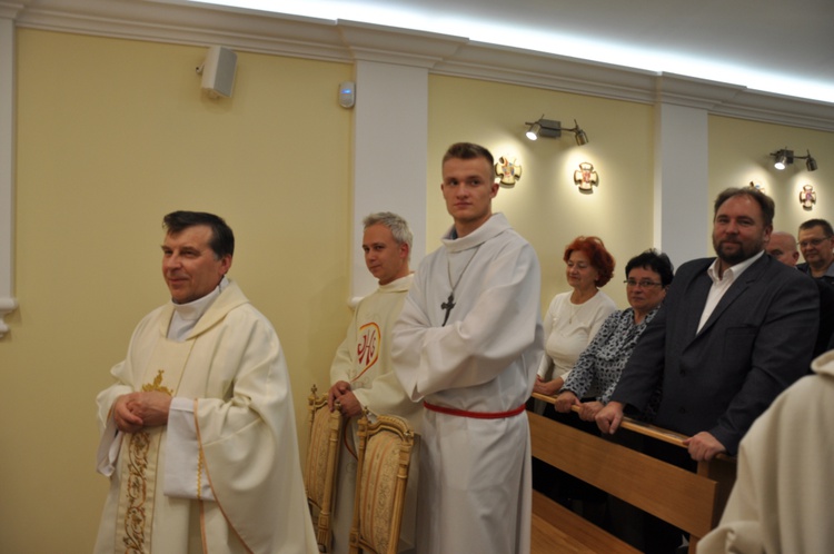 Poświęcenie kaplicy w Domu Miłosierdzia