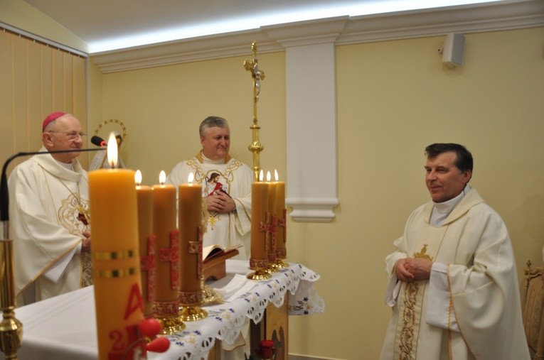 Poświęcenie kaplicy w Domu Miłosierdzia