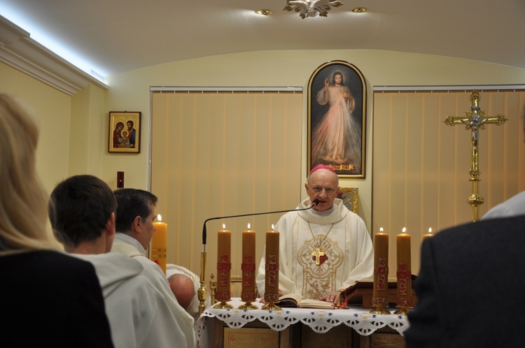 Poświęcenie kaplicy w Domu Miłosierdzia