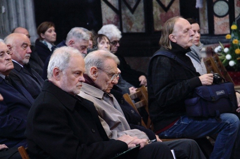 Pogrzeb prof. Jerzego Wyrozumskiego - Msza św.