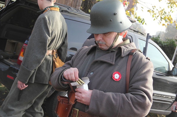 Odbicie pociągu pancernego - widowisko w Koszalinie