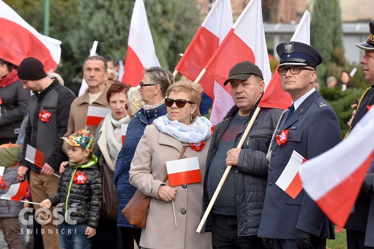 Obchody 100. rocznicy odzyskania niepodległości przez Polskę w Świdnicy