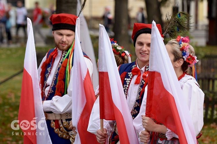 Obchody 100. rocznicy odzyskania niepodległości przez Polskę w Świdnicy