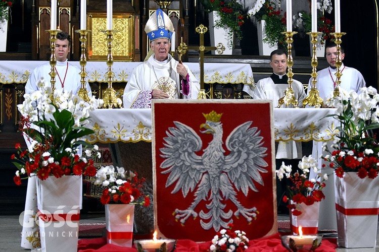 Obchody 100. rocznicy odzyskania niepodległości przez Polskę w Strzegomiu