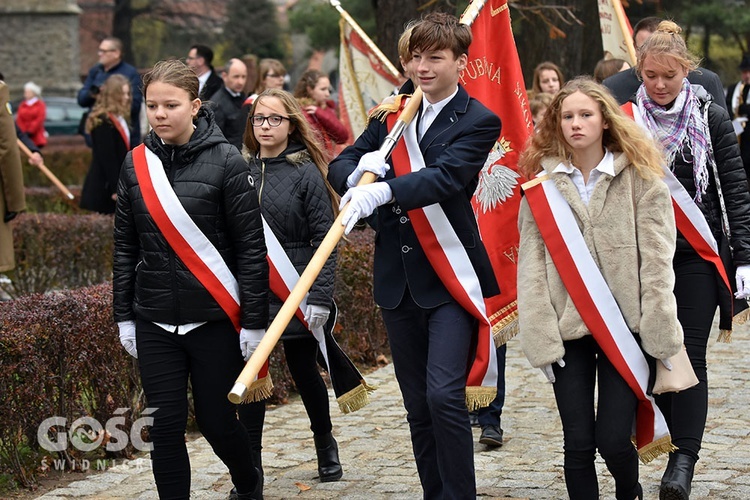Obchody 100. rocznicy odzyskania niepodległości przez Polskę w Strzegomiu