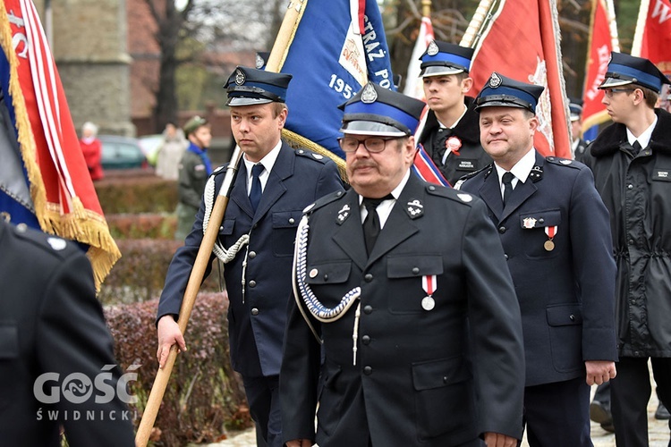 Obchody 100. rocznicy odzyskania niepodległości przez Polskę w Strzegomiu