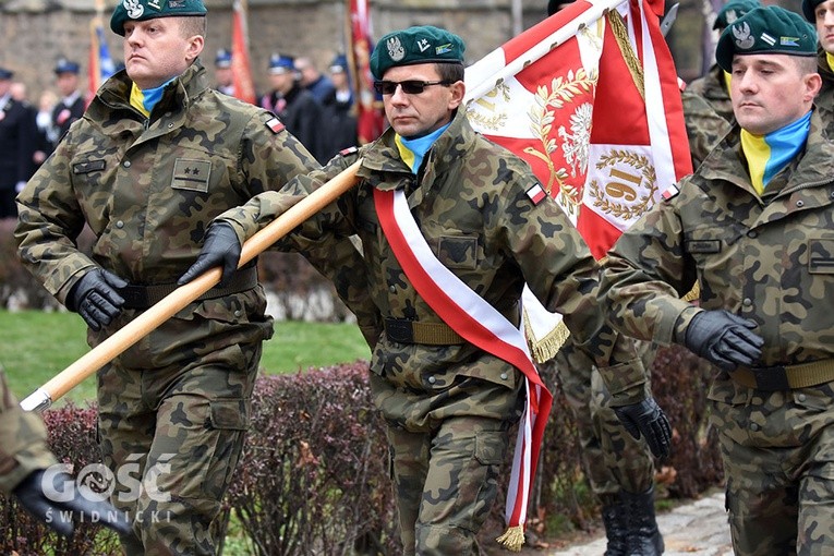 Obchody 100. rocznicy odzyskania niepodległości przez Polskę w Strzegomiu