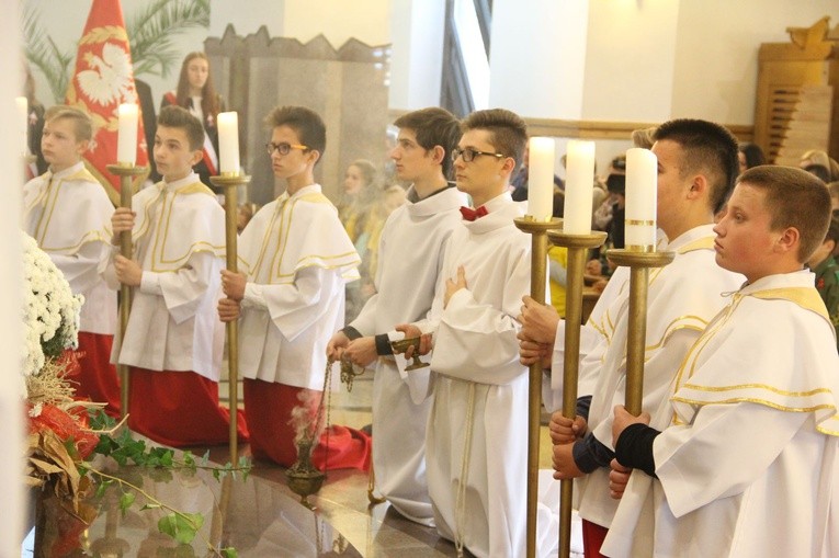 Odsłonięcie pomnika Niepodległości w Jodłowej