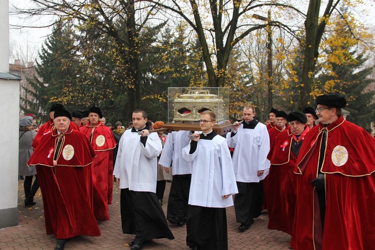 Uroczystości ku czci św. Wiktorii w Łowiczu - procesja