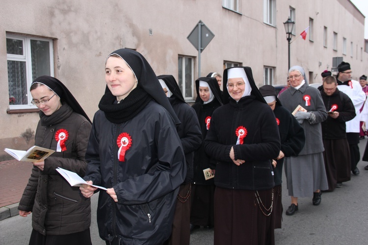 Uroczystości ku czci św. Wiktorii w Łowiczu - procesja