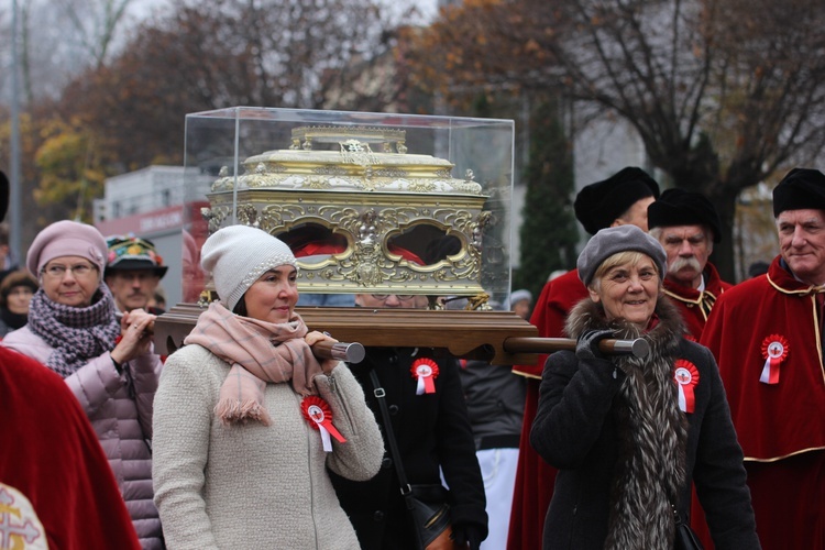 Uroczystości ku czci św. Wiktorii w Łowiczu - procesja